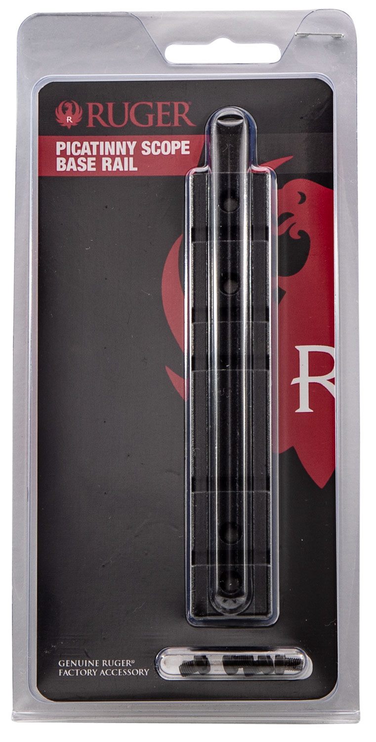 Ruger 90329 Scope Base Adapter Black Aluminum Fits Ruger 10/22 & 22 Charger Pistol Tip-Off/Weaver Mount