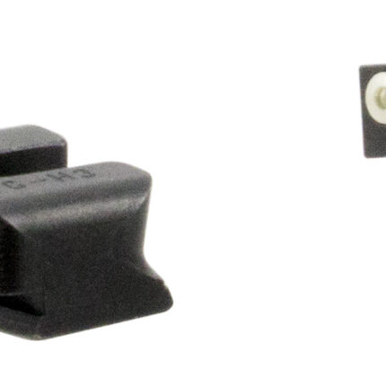 TruGlo TG231W1W Tritium Pro  Black | Green Tritium White Outline Front Sight Green Tritium Rear Sight