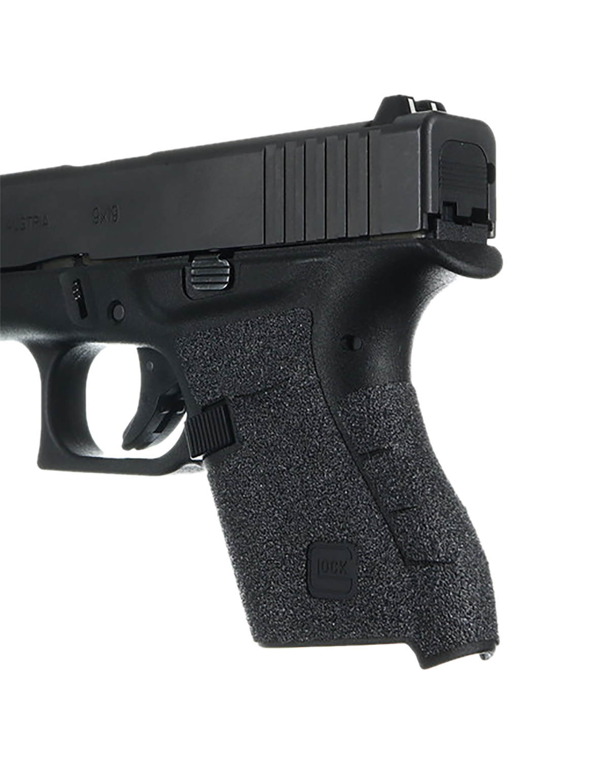 Talon Grips 108G Adhesive Grip Compatible w/Glock 42, Black Textured Granulate