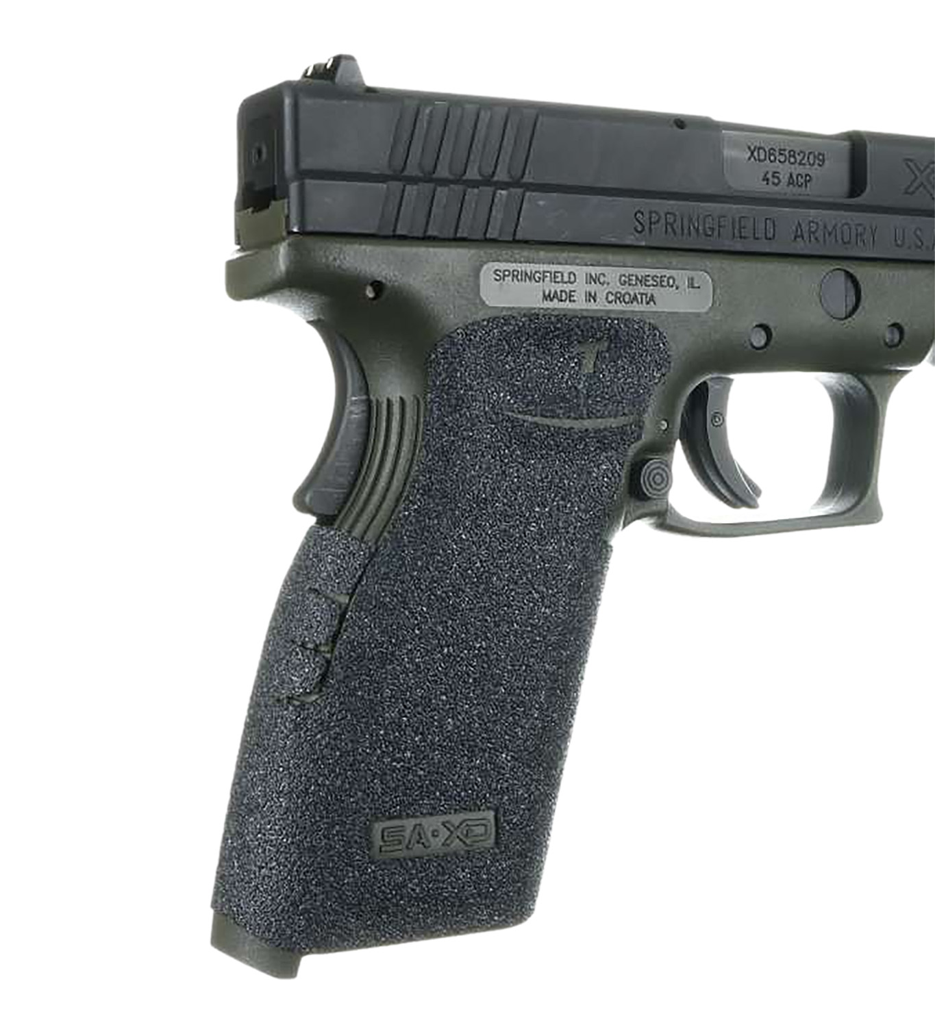 Talon Grips 202R Adhesive Grip Textured Black Rubber for Springfield XD 9,357,40