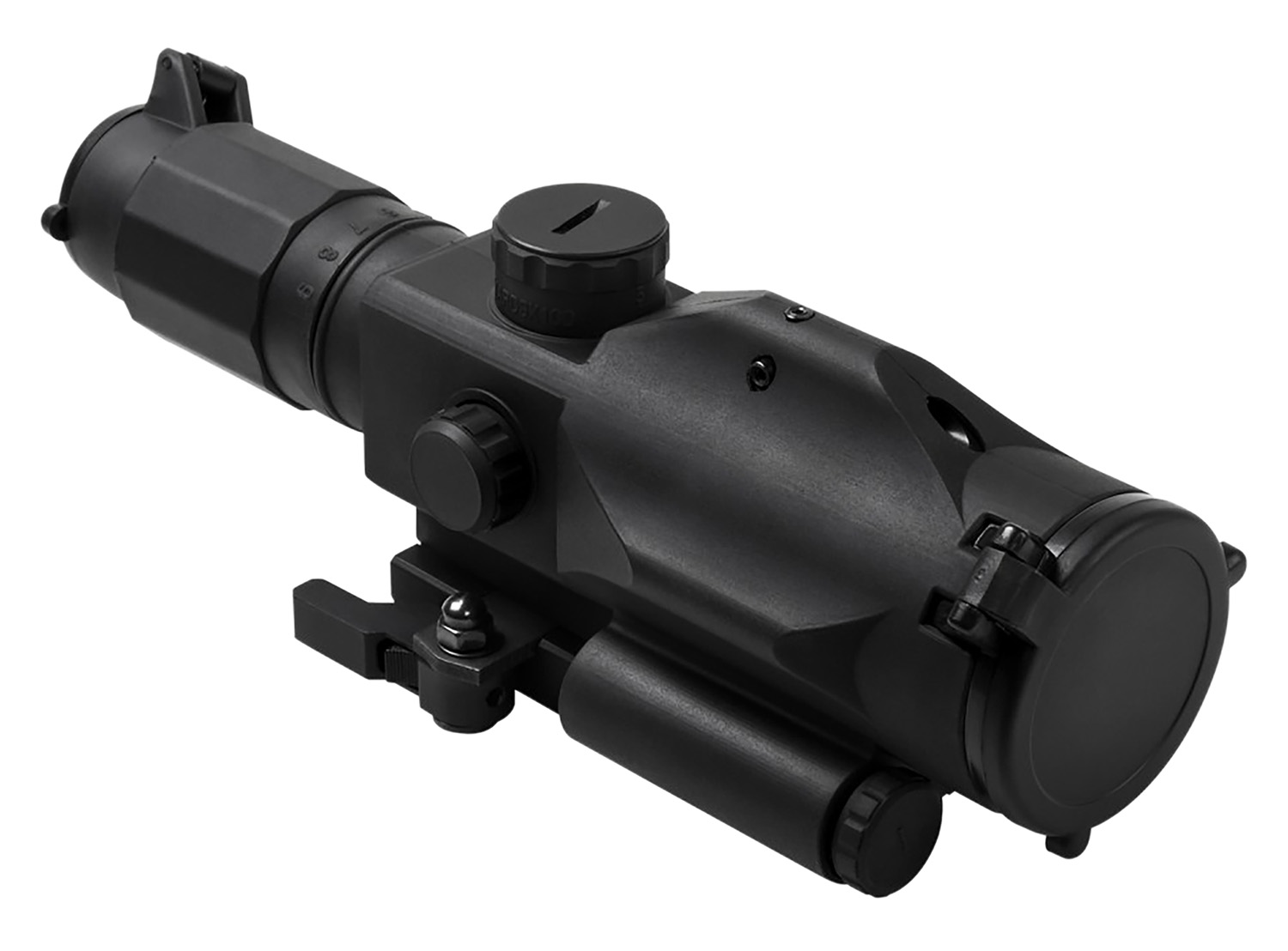 NcStar VSRTP3940GV3 SRT Gen 3 Black Hardcoat Anodized 3-9x40mm Illuminated P4 Sniper Reticle Green Laser
