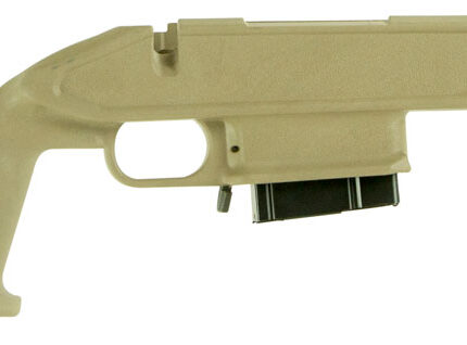 Archangel AA1500DT Precision Stock  Desert Tan Synthetic Fixed with Adjustable Cheek Riser for Weatherby Vanguard; Howa 1500