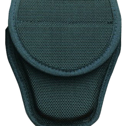 Bianchi 17390 7300 Covered Handcuff Case Standard Linked Handcuffs Accumold Black Basketweave 2.25" Hook & Loop
