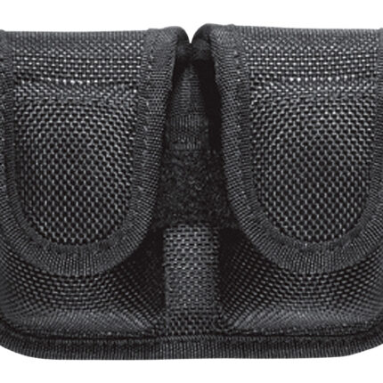 Bianchi 17400 7301 SpeedLoader Pouch Double Black Accumold Hook & Loop Belts 2-2.25" Wide Compatible w/ 38/357