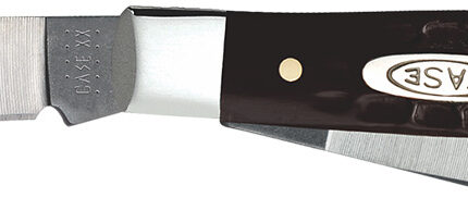 Case 00081 Stockman  Small 2"/1.5"/1.49" Folding Clip/Sheepfoot/Pen Plain As-Ground Stainless Steel Blade/ Brown Jigged Synthetic Handle