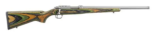 RUGER M77/17 17HORNET RFL 18.5" BBL, GRN MTN STOCK, 1/2X28 TB - Image 3