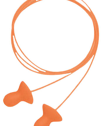 Howard Leight R01522 Corded Ear Plugs Quiet Foam 26 dB Behind The Neck Orange Adult 2 Pair