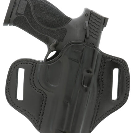 Galco CM212B Combat Master OWB Black Leather Belt Slide Fits 1911 Right Hand