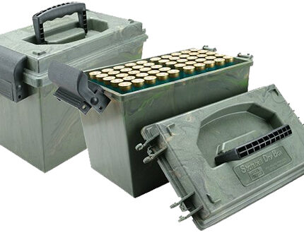 MTM Case-Gard SD1001209 Shotshell Dry Box 12 Gauge Shotgun Wild Camo Polypropylene 100rd