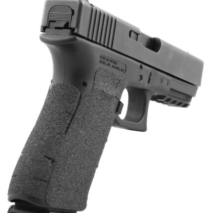 Talon Grips 381G Adhesive Grip Compatible w/Glock 17/19x/22/24/31/34/35/37/45/47 Gen5 w/Large Backstrap, Black Textured Granulate