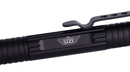Uzi Accessories UZITACPEN1BK Defender Tactical Pen Black Aluminum 6.10"