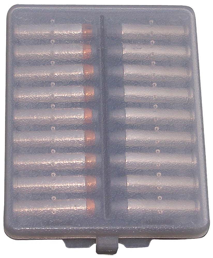 MTM Case-Gard W184441 Ammo Wallet Handgun 44 Mag 18rd Clear Smoke Polymer