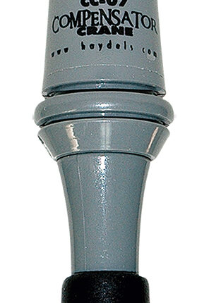 Haydel's Game Calls CC07 Compensator Sandhill Crane Crane Species Single Reed Open Call Gray Plastic
