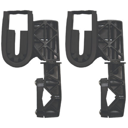 Rugged Gear 10100 Single Hook Gun Mount  Rifle/Shotgun Black Nylon 2 Pack