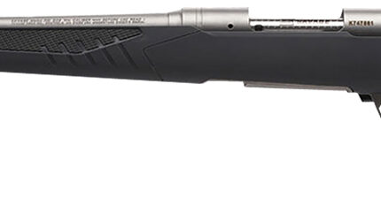Savage Arms 57058 110 Storm Full Size 7mm Rem 3+1 24" Matte Button-Rifled Barrel, Matte Drilled & Tapped Stainless Steel Receiver, AccuStock Matte Gray Synthetic Stock, Left Hand