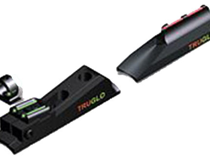 Truglo TG958X Muzzle Brite Sight Set In-Line Muzzleloaders Adjustable Red/Green Black Ghost Ring