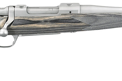 Ruger 17111 Hawkeye Compact Compact 7mm-08 Rem 4+1 16.50"  Matte Stainless Steel Barrel, Integral Scope Mounts Stainless Steel Receiver, Black Fixed Laminate Stock