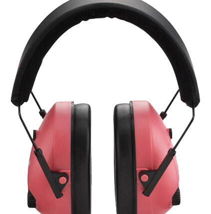 Champion Targets 40975 Electronic Muffs  25 dB Over the Head Pink/Black