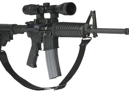 Max Ops SPT4 Duty Tactical Sling Black Webbing 11" OAL Adjustable Two-Point Tactical