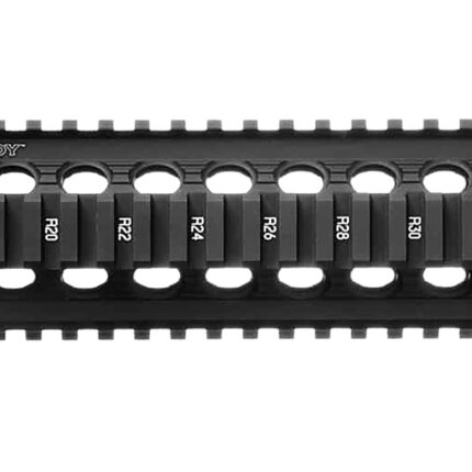Troy Ind SRAIMRFD9BT00 Drop In Accessory Rail AR-15 Black Hardcoat Anodized Aluminum