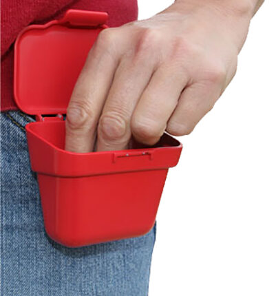 MTM Case-Gard ABP Ammo Belt Pouch Handgun/Rifle Multi-Caliber 100rd Belt Clip Mount Red Plastic
