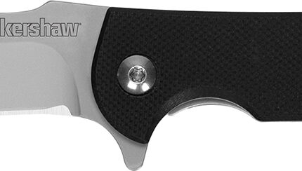 Kershaw 3410 Chill  3.10" Folding Drop Point Plain Bead Blasted 8Cr13MoV SS Blade Black G10 Handle Includes Pocket Clip