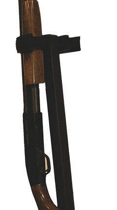 Rugged Gear 10083 Floor Mount Gun Rack Permanent 2 Rifle/Shotgun Black Metal