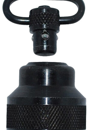 GrovTec US Inc GTSW298 Mag Cap  Set Shotgun 1" Push Button Black Oxide Moss 590/835 12 Gauge Steel