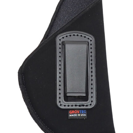 GrovTec US Inc GTHL14112R Inside The Pants  IWB Size 12 Black Suede Compatible w/Glock 26/27/33 Belt Clip Mount Right Hand