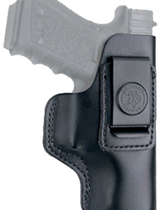 DeSantis Gunhide 031BBD9Z0 Insider OWB Black Leather Belt Clip Compatible w/Ruger LC9/Glock 42/43 Left Hand
