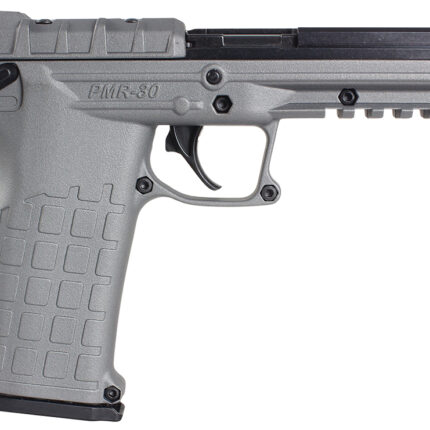 Kel-Tec PMR30TACGY PMR30 22 WMR 30+1 4.30" Fluted Steel Barrel, Black/Gray Serrated Slide, Gray Polymer Frame w/Picatinny Accessory Rail, Gray Textured Polymer Grip