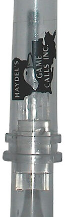 Haydel's Game Calls W81 Wood Duck Squealer Open Call Wood Duck Sounds Attracts Ducks Clear Plastic