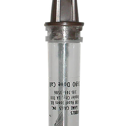 Haydel's Game Calls D90 Dove  Open Call Mourning Doves Sounds Attracts Doves Clear Acrylic