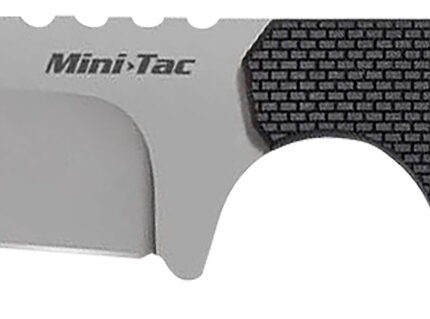 Cold Steel 49HTF Tac Mini 3.75" Fixed Plain Tanto Japanese AUS-8A SS Blade/ Black Griv-Ex Handle