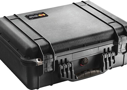 Pelican 1520000110 Protector Case Black Polypropylene Holds Handgun