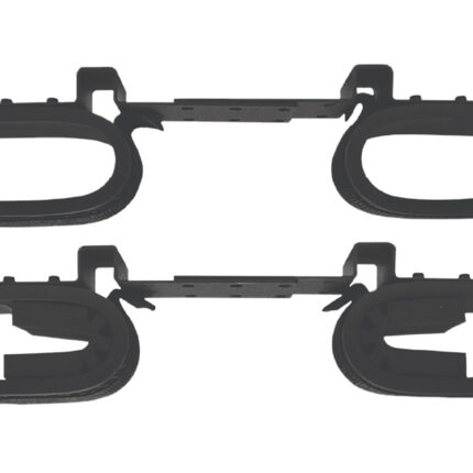 Rugged Gear 10075 Gun Rack Overhead Black Steel Holds 2 Rifle/Shotgun