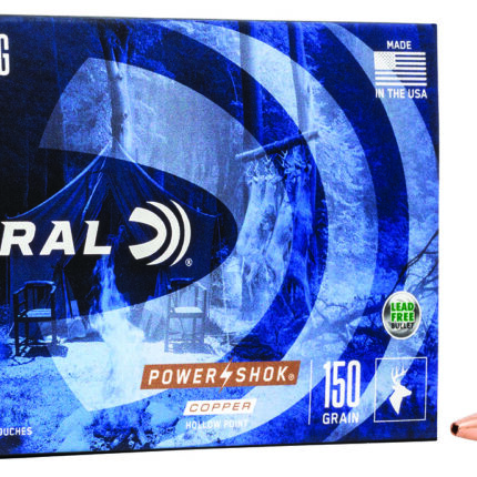 Federal 3006150LFA Power-Shok  30-06Springfield 150gr Copper Hollow Point 20 Per Box/10 Case