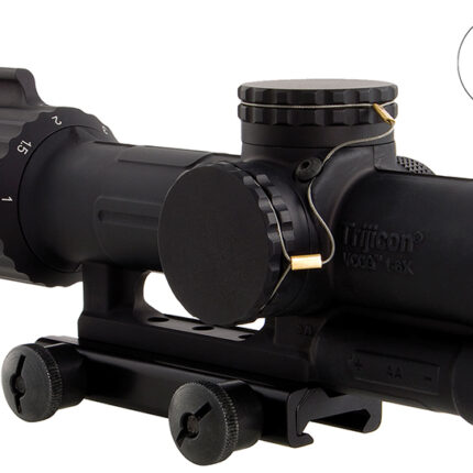 Trijicon 1600000 VCOG  Black Hardcoat Anodized 1-6x 24mm LED Illuminated Red Segmented Circle w/Crosshair 223 55gr Reticle