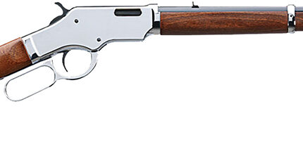 Taylors & Company 550223 Uberti Scout 22 LR Caliber with 14+1 Capacity, 19" Blued Barrel, Chrome-Plated Metal Finish & Walnut Stock Right Hand (Full Size)