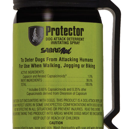 Sabre SRPMK3 Dog Spray  Capsaicin Range 15 ft 1.80 oz Includes Belt Clip