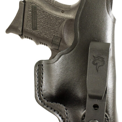 DeSantis Gunhide 033BAX7Z0 Dual Carry II IWB/OWB Black Leather Belt Clip Fits S&W M&P Shield 9/40 & S&W M&P Shield 2.0 Right Hand
