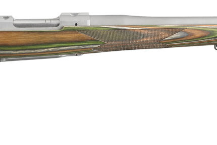 Ruger 47139 Hawkeye Predator Full Size 6.5 Creedmoor 4+1 24" Matte Stainless Steel Barrel, Matte Stainless Steel Receiver w/Integral Scope Mount, Green Mountain Adj LOP Laminate Stock, Right Hand