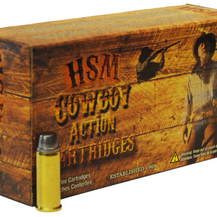 HSM 45C2N Cowboy Action 45 Colt 200 gr Round Nose Flat Point 50 Per Box/ 10 Case