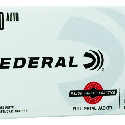 Federal RTP38095 Range & Target 380ACP 95gr Full Metal Jacket 50 Per Box/20 Case