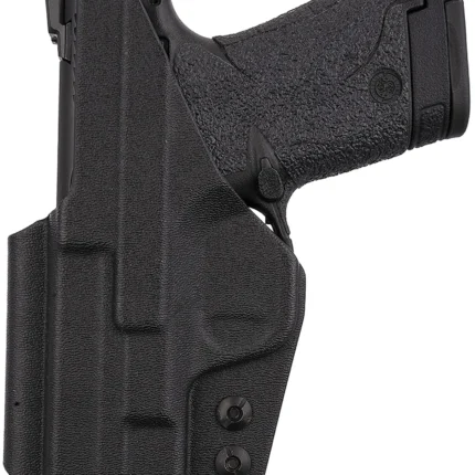 1791 Gunleather TACIWBSHIELDBLKR Tactical Kydex IWB Black Kydex Belt Clip Fits S&W Shield