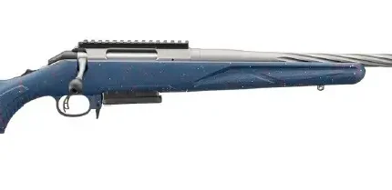 RUGER AMERICAN G2 AMERICAS 250TH 308WIN RFL RWB SPLATTER 20" SPIRAL FLUTED, GRY SPLTTR 3RD