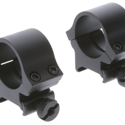 TruGlo TGTG8961B2 Lightweight Scope Rings Matte Black 1" High