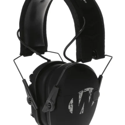 Walker's GWPRSEMFS Razor Slim Electronic Freedom Muff 23 dB Over the Head Black w/Distressed Walker's Logo Polymer