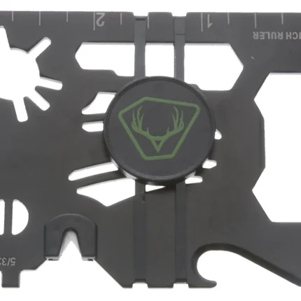 HME HMEWMT 20-In-1 Wallet Multi-Tool Black Metal Fixed