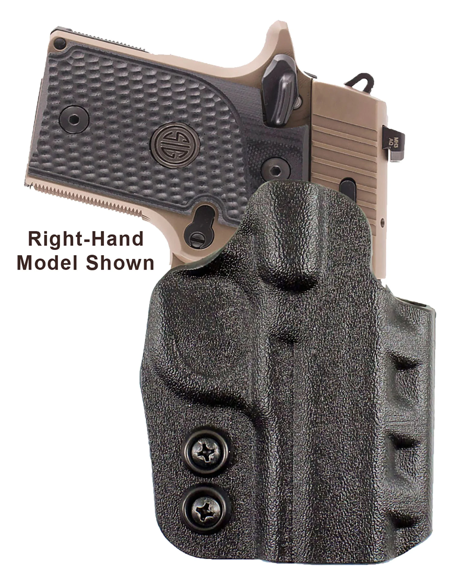 DeSantis Gunhide D94KB8WZ0 Cazzuto OWB Black Kydex Paddle Fits Springfield Prodigy w/wo Red Dot Fits 4.25-5" Barrel Left Hand